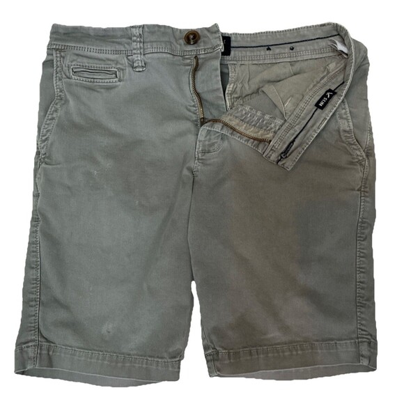 American Eagle Womens Shorts 30” Gray Boy Fit Active Flex Slim 5 Pocket Casual - Picture 1 of 8